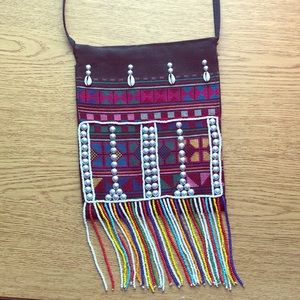 Hand beaded bag from Thailand